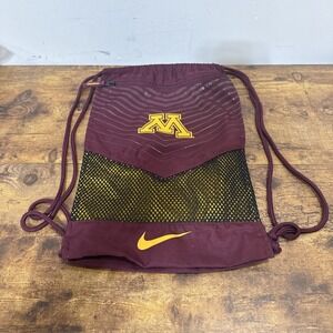 NCAA Minnesota Golden Gophers Sling Bag Draw String Pack Rare Nike Stock 12" 18"